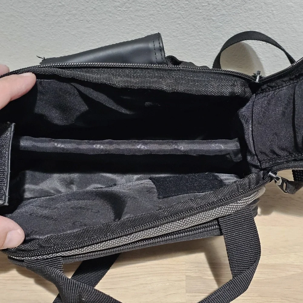 Canon Carry Camera Case Bag Pockets Shoulder Strap Black Preowned
